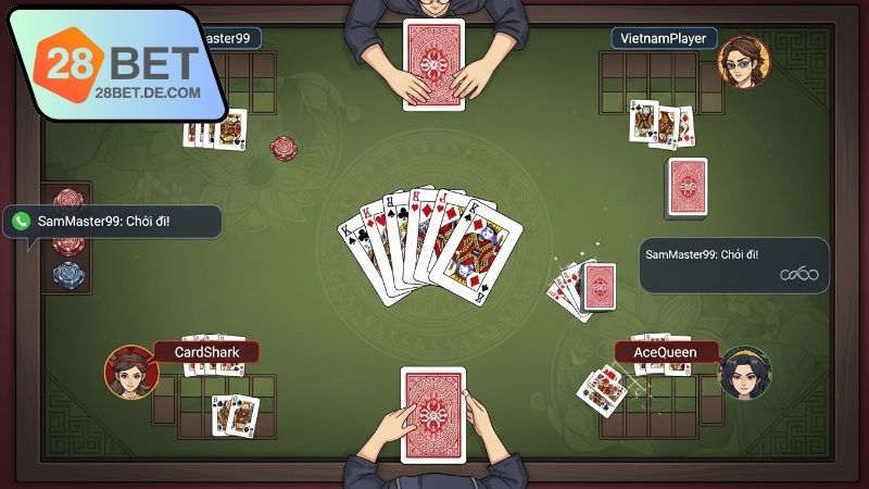 Ưu điểm chơi bài cùng bạn bè 28BET