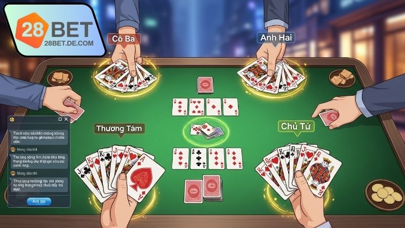 Hướng dẫn chơi bài 28BET phổ biến